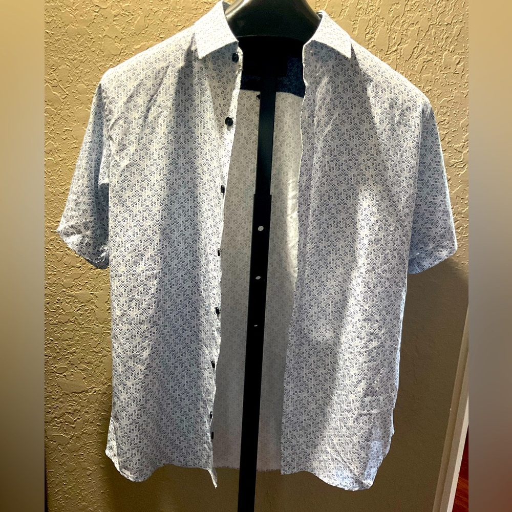 RUGBY MENS BUTTON UP SIZE MED!